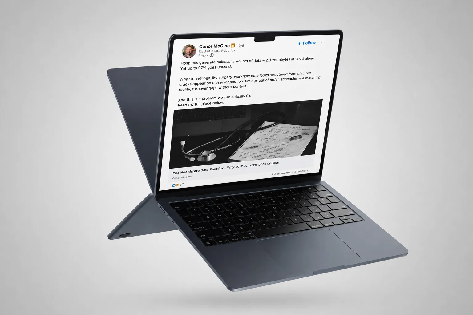 Akara Linkedin Post Mockup
