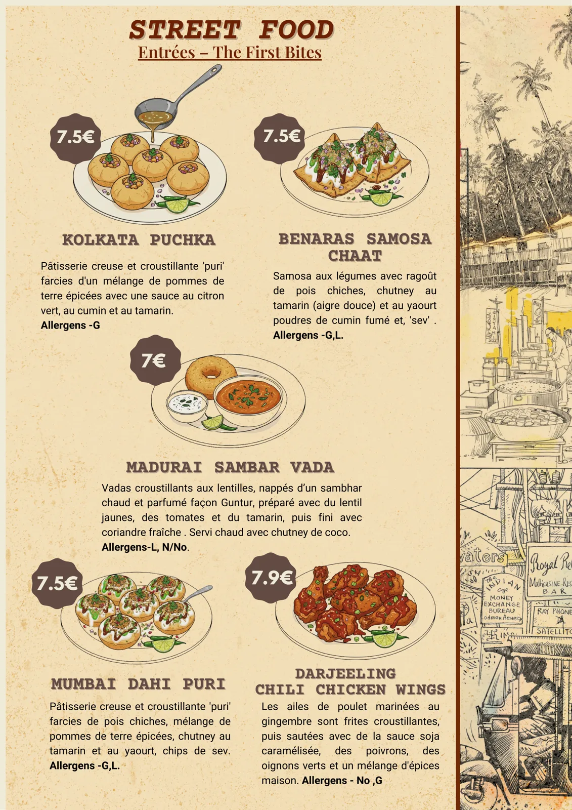 Debs Menu New