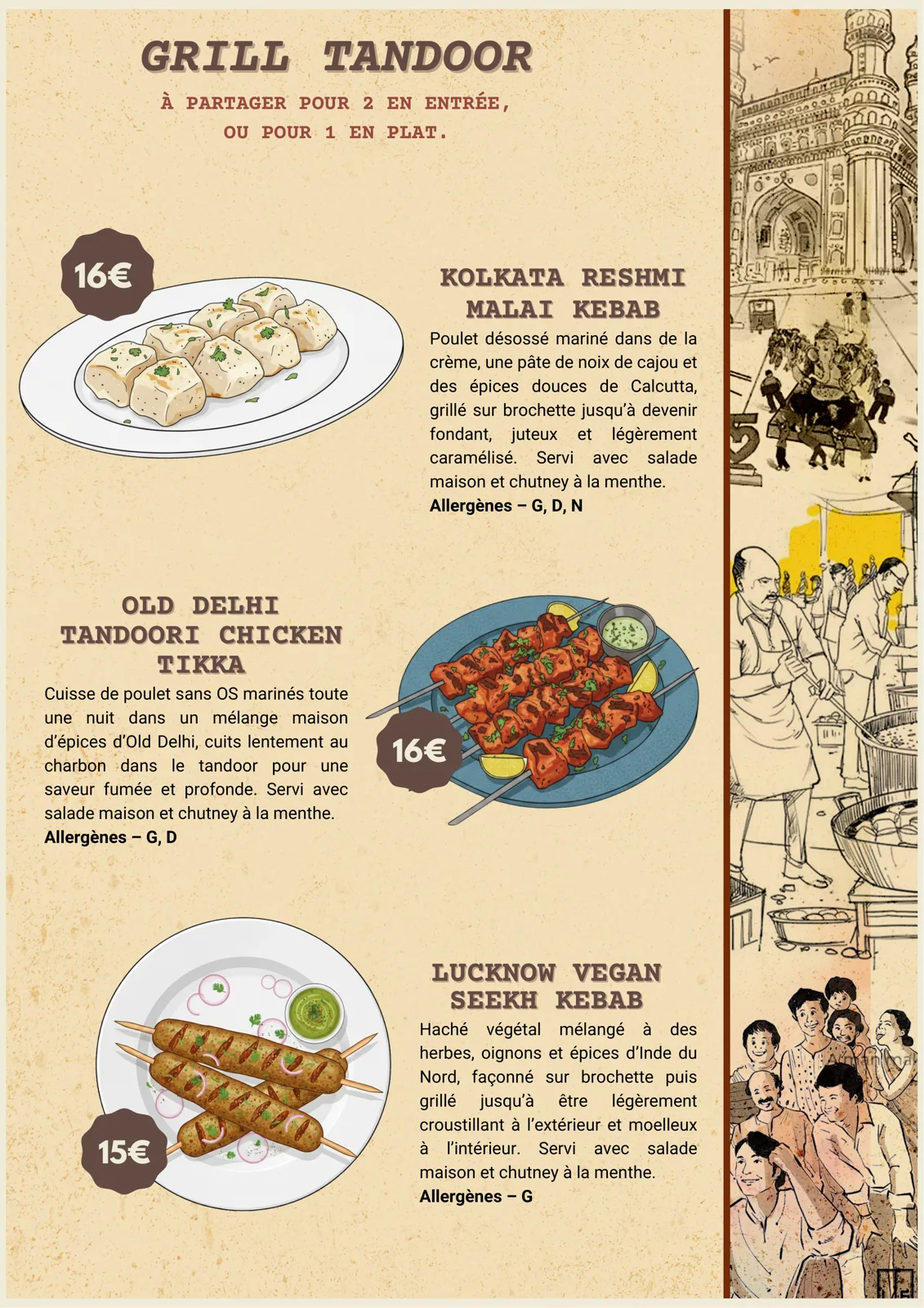 Debs Menu New