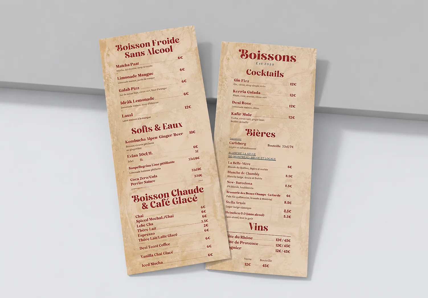 Menu Design