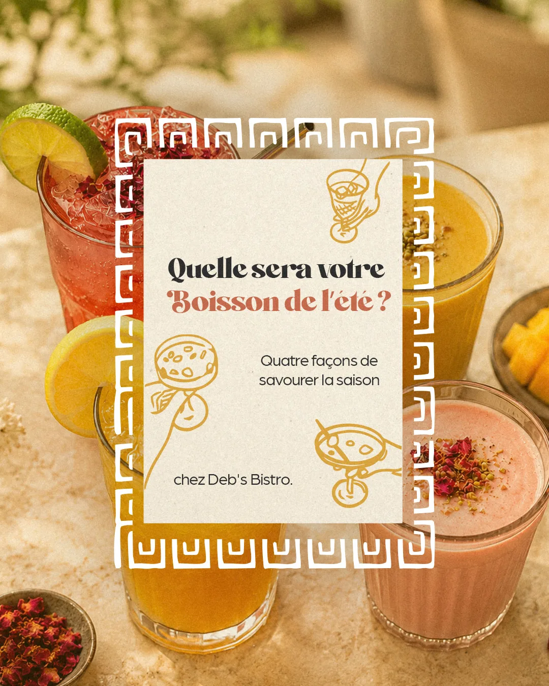 Print & Collateral for Deb's Bistro, by MarketinCrew