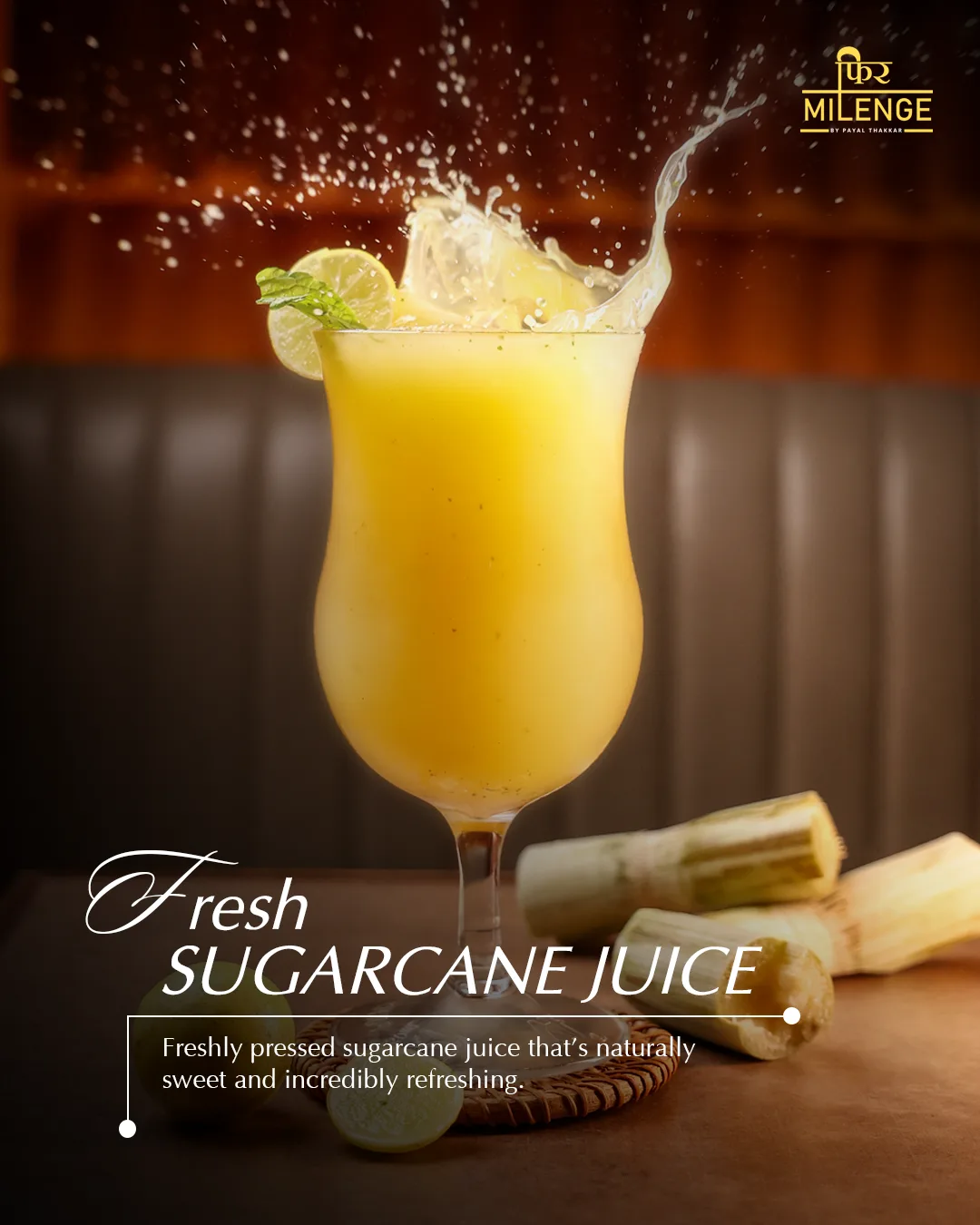 Fresh Sugarcane Juice