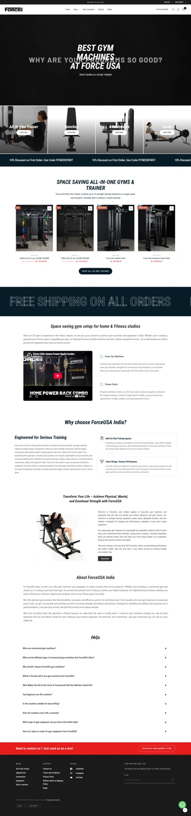 Social Media Design for Force USA, by MarketinCrew