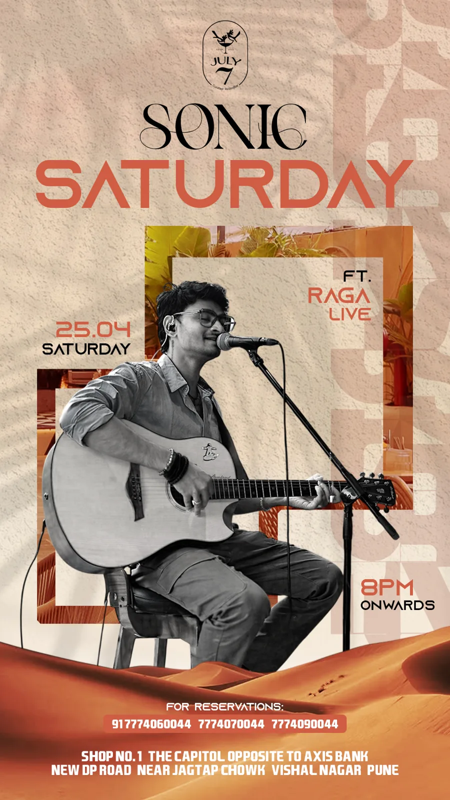 Sonic Saturday 25 April