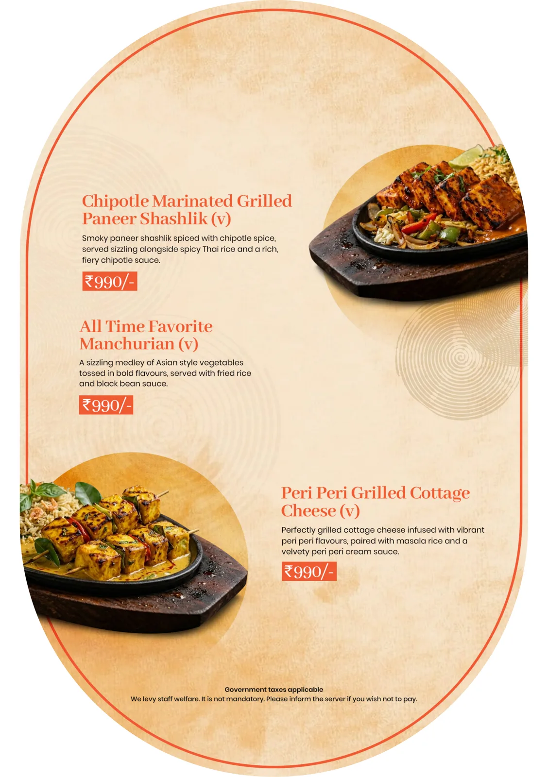 Sizzler Menu 4 Pages