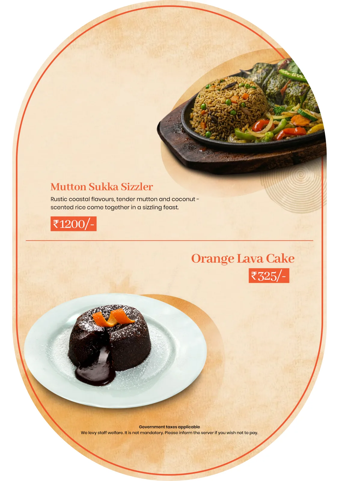 Sizzler Menu 4 Pages