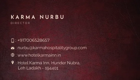 Business Card- Karma Nurbu