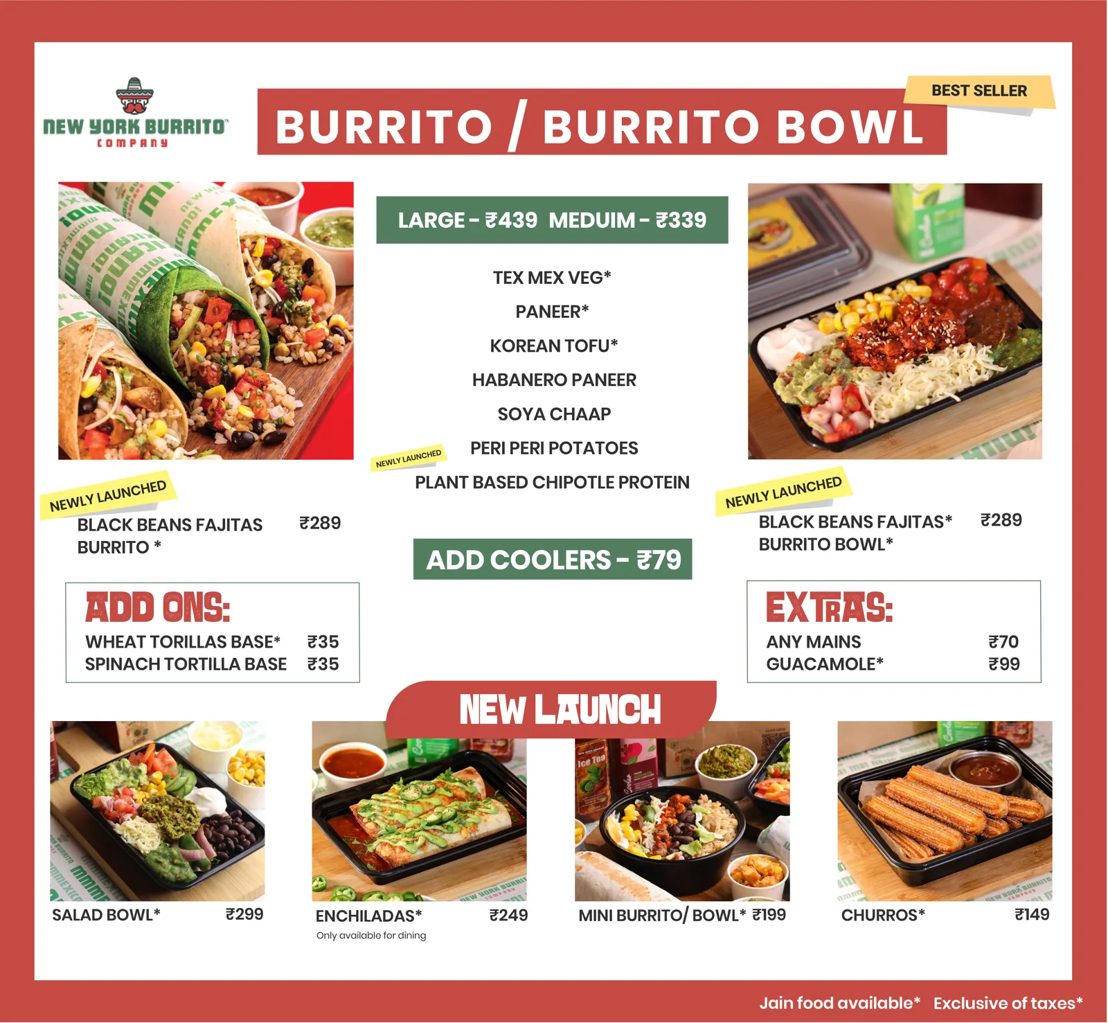 A3 Menu New