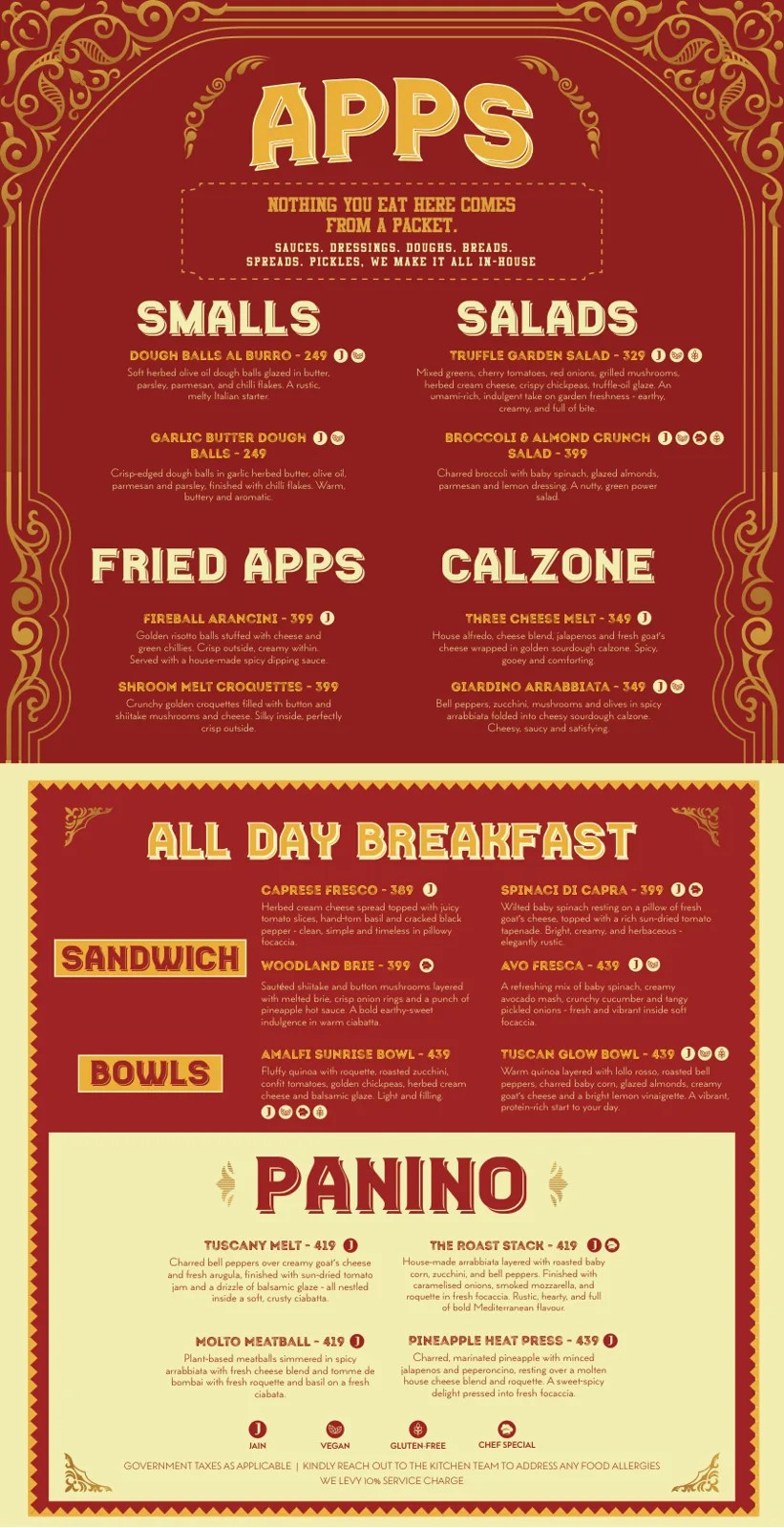 Menu July