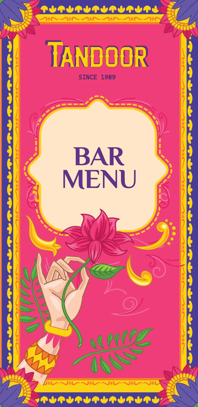 Bar Menu