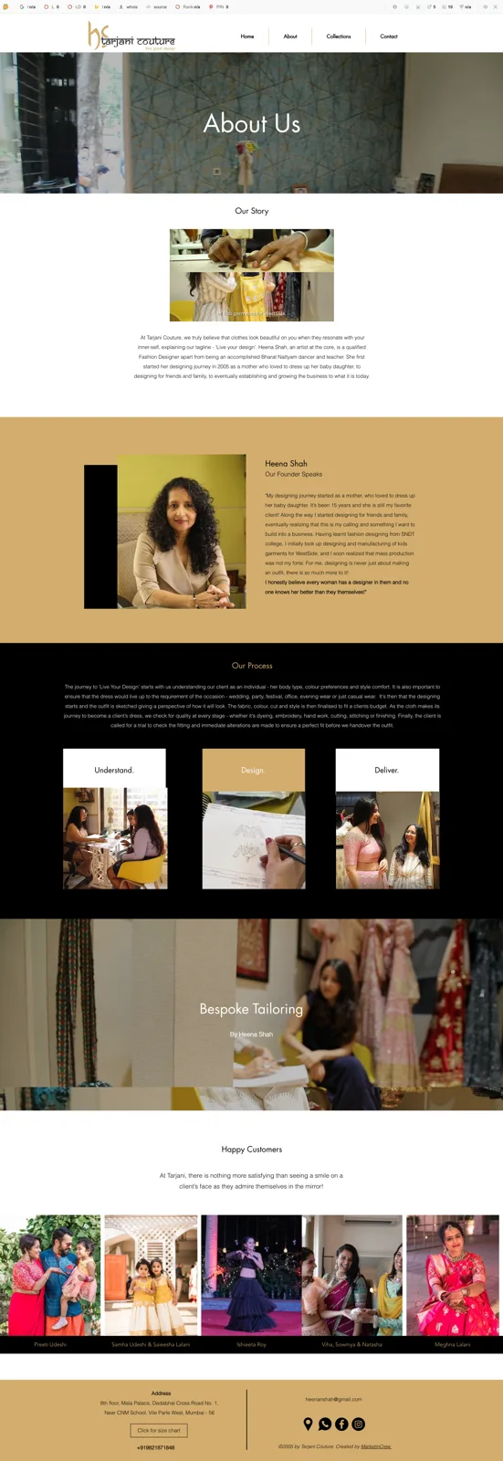 Tarjani Website