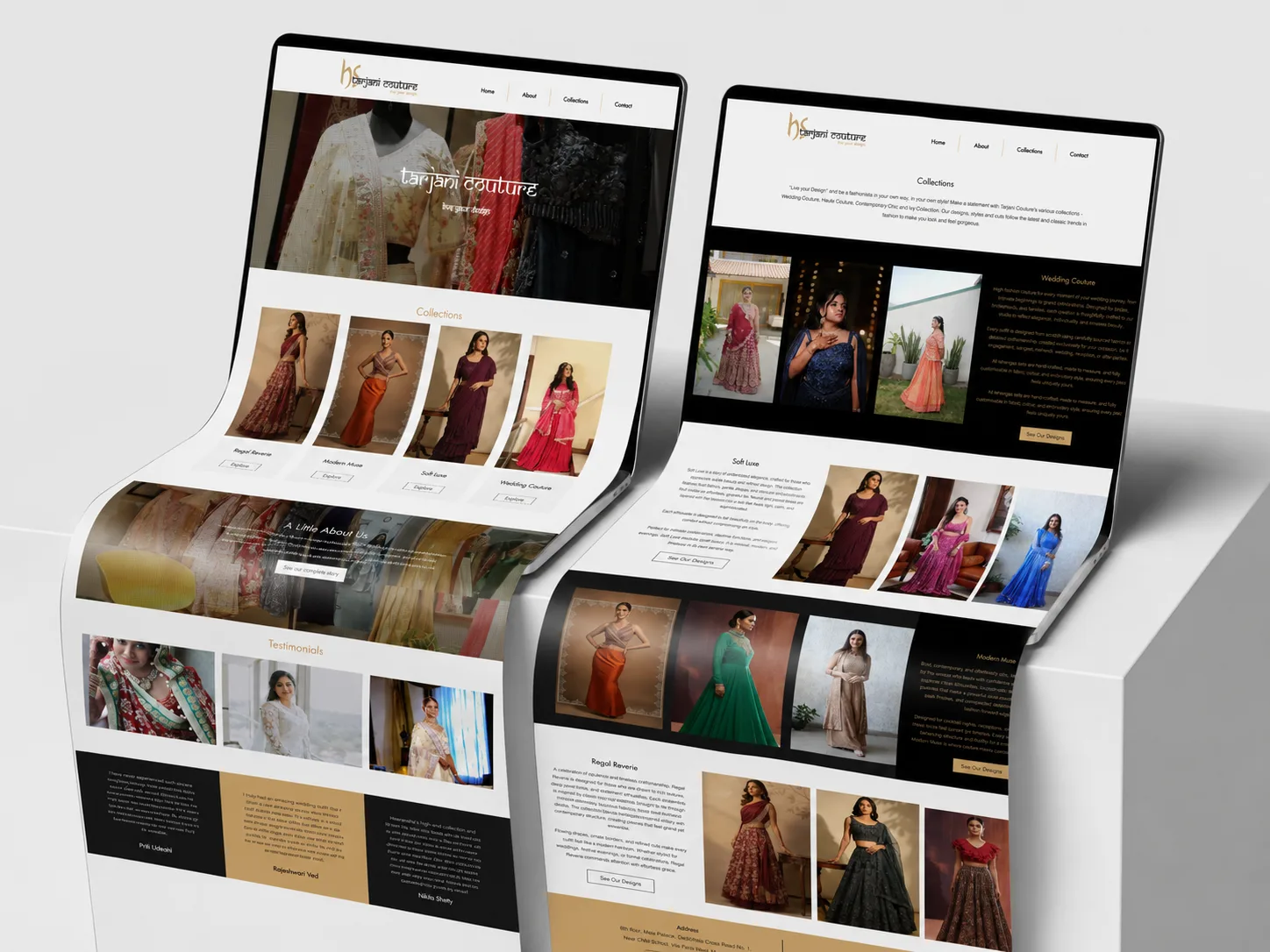 Website Mockup Tarjani