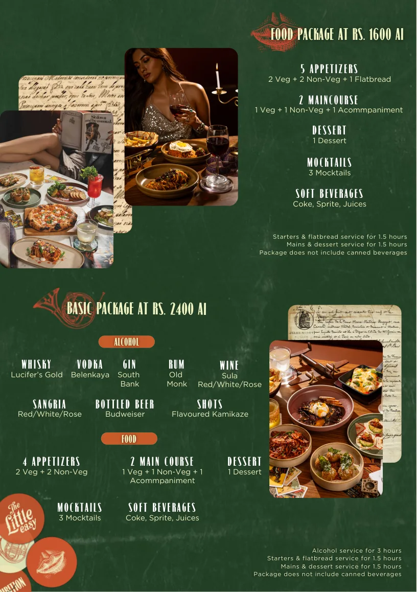 Party Package (A5) Andheri Nov 24th