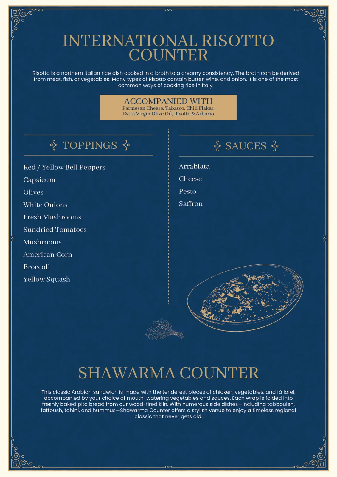 Menu New List Pure Veg