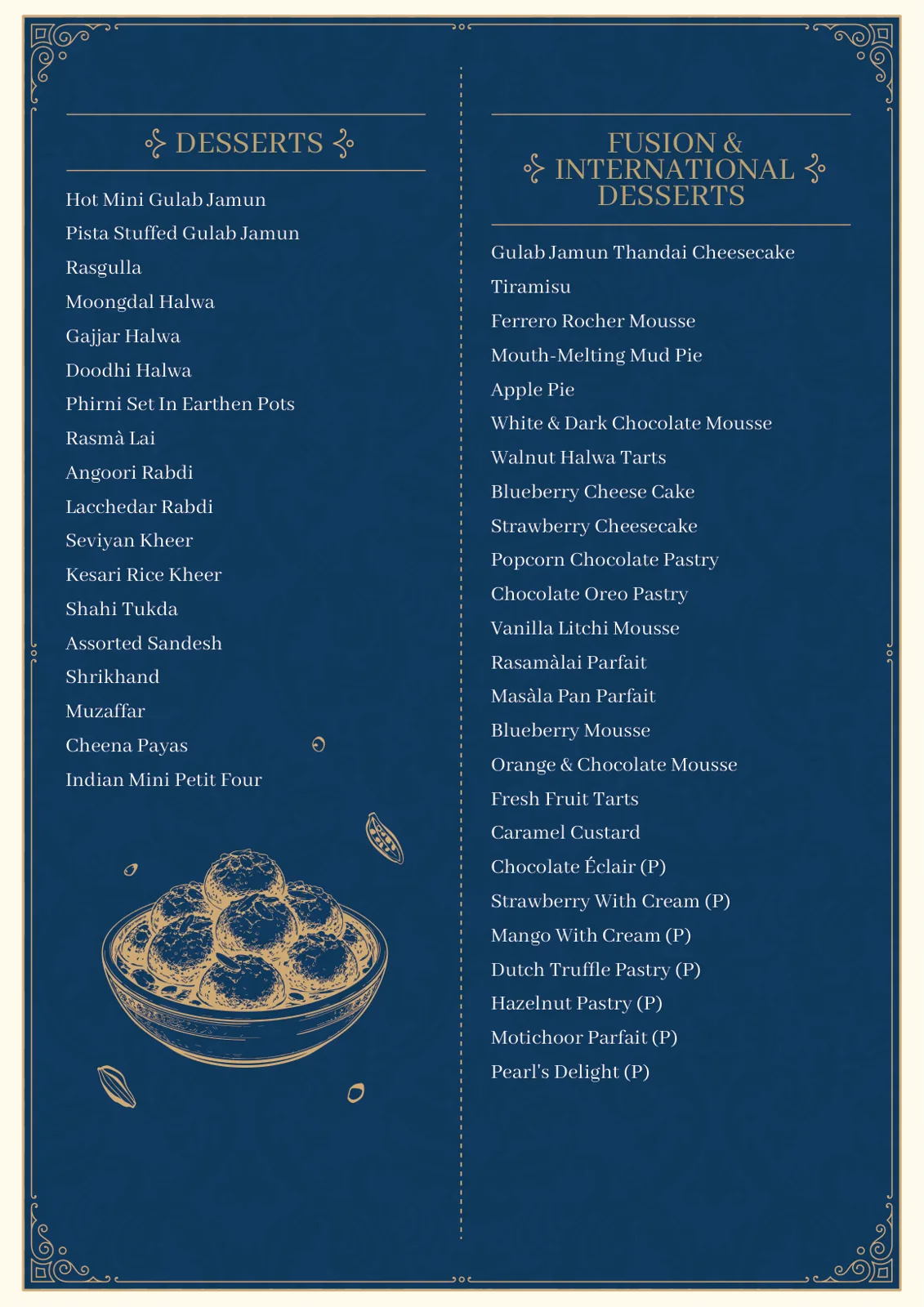 Menu New List Pure Veg