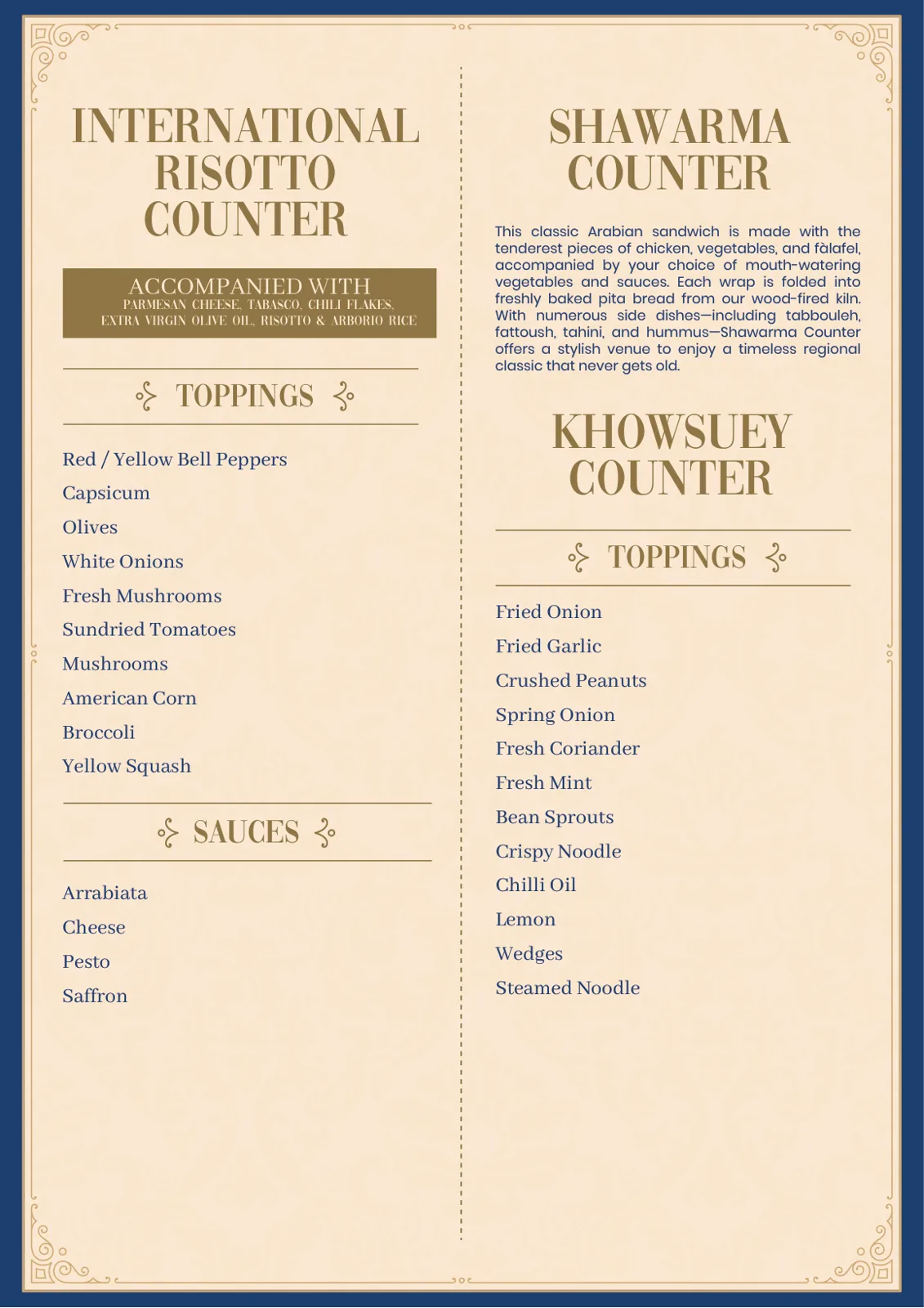 Yellow Menu New List Pure Veg
