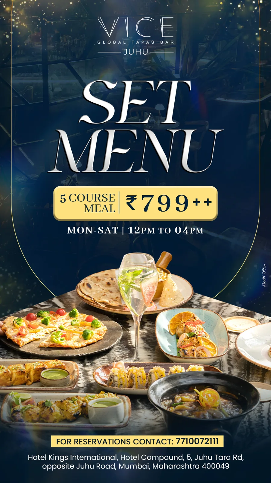 Set Menu Aug
